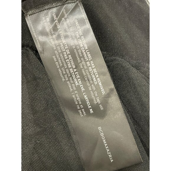 BCBG MaxAzria Sheer Tiered Ruffle Maxi Dress Gown Sz 8 NWT - Picture 10 of 11